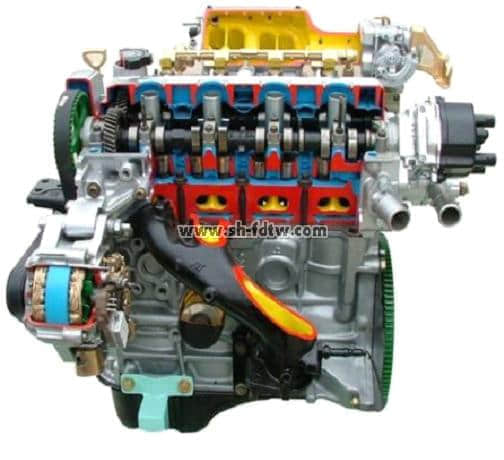 四缸電控汽油發(fā)動(dòng)機(jī)解剖模型