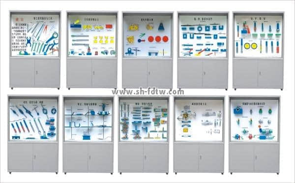 鉗工工藝學(xué)示教陳列柜
