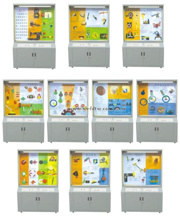 機(jī)械原理陳列柜（帶解說）