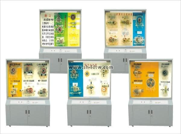 減速器陳列柜（帶解說）