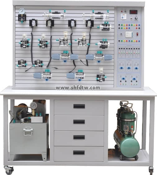 透明液壓與氣壓傳動PLC綜合實訓(xùn)裝置