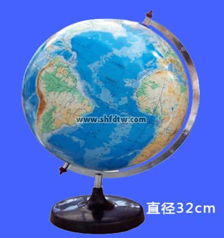 平面地形地球儀