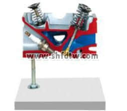 氣缸蓋解剖模型,4氣門發(fā)動(dòng)機(jī)