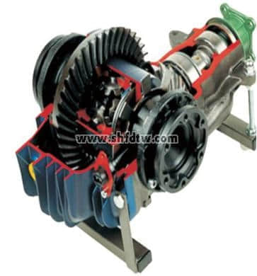 帶盤式鎖緊的后輪驅(qū)動裝置解剖模型