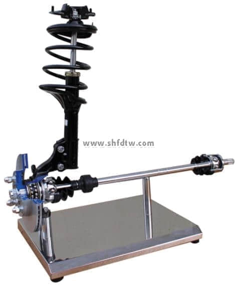 懸掛總成解剖模型，帶A臂、驅(qū)動(dòng)軸和盤(pán)式制動(dòng)器