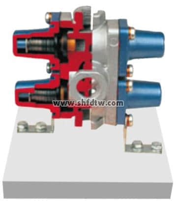 四位油路關(guān)閉閥解剖模型