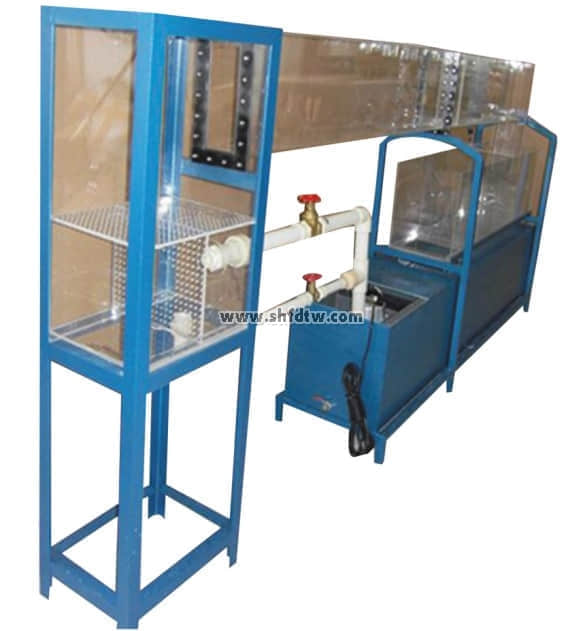 雙變坡水槽實驗裝置