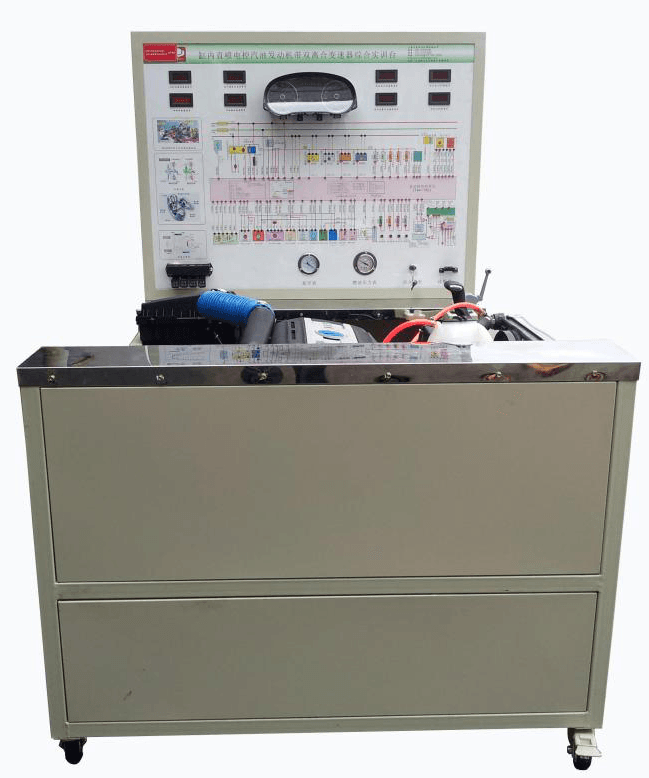 直噴發(fā)動(dòng)機(jī)帶雙離合器變速器綜合實(shí)訓(xùn)臺(tái)(圖1)