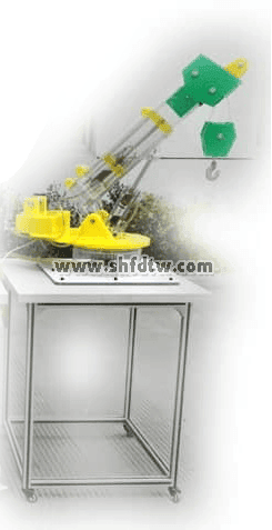 透明液壓吊車模型