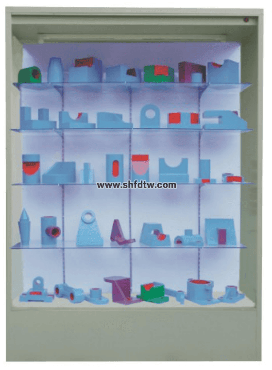 機械制圖示教陳列柜成套設備