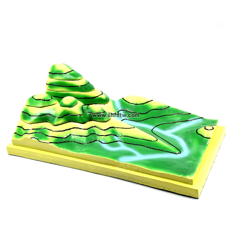 等高線地形圖判讀模型