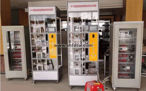 四層雙聯(lián)電梯控制技術(shù)綜合實(shí)訓(xùn)裝置 （二座四層電梯）