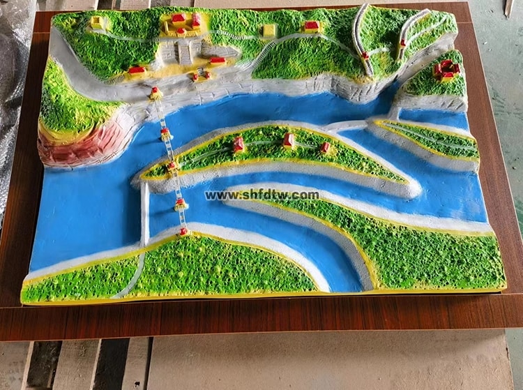 都江堰古水利工程模型