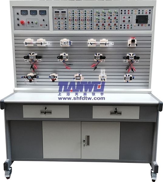 工業(yè)型液壓與氣壓傳動PLC控制綜合實訓裝置(圖3)