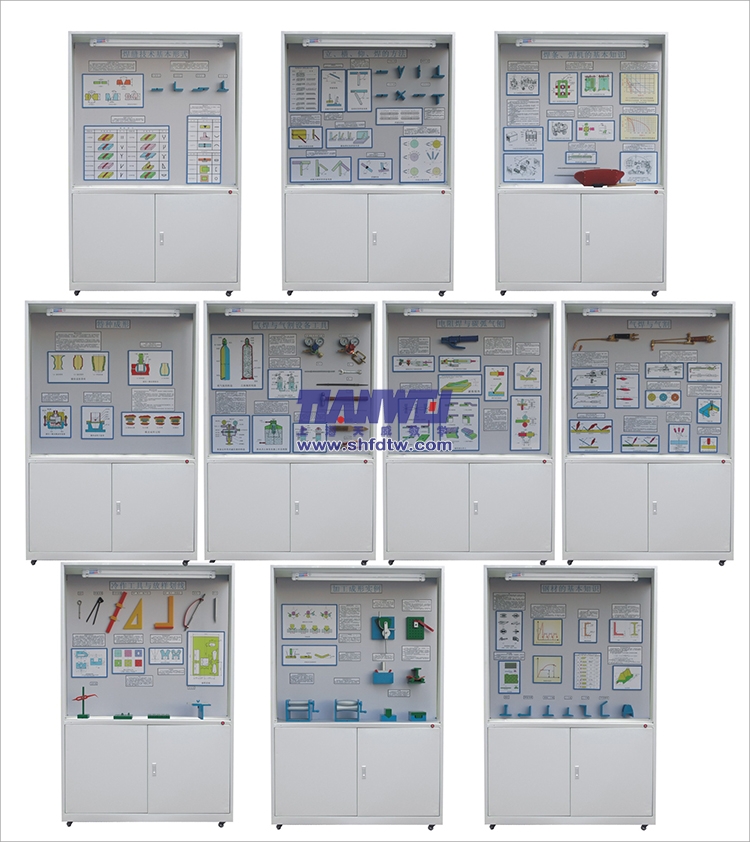 焊、鉚工工藝學示教陳列柜